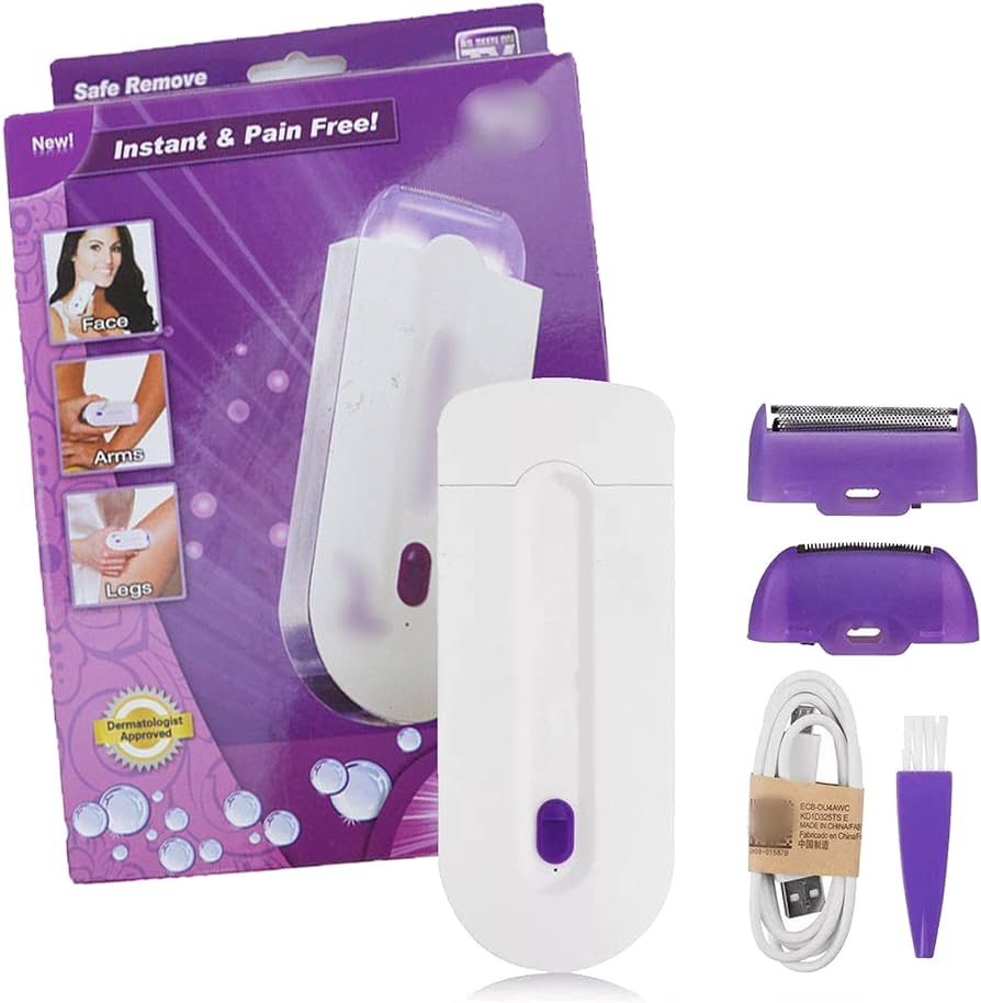 Finishing Touch Instant Painless Facial Body Hair Remover Hair Remover Trimmer Shaver for Women Men