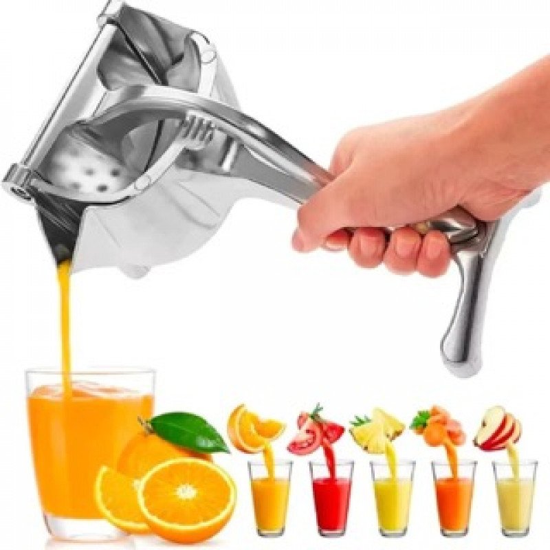 Hand Press Fruit Juicer - Metal Body