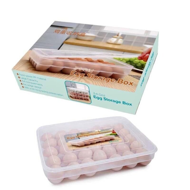 34 Grid Egg Storage Box